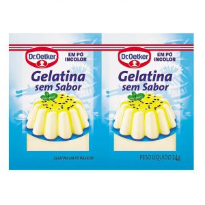 GELATINA EM P SEM SABOR C/2 12GR